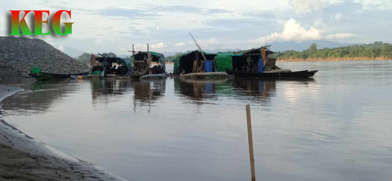 ဧရာဝတီမြစ်ကမ်းတစ်လျှောက် ရွှေတူးဖော်မှုပိုမိုများပြားလာ