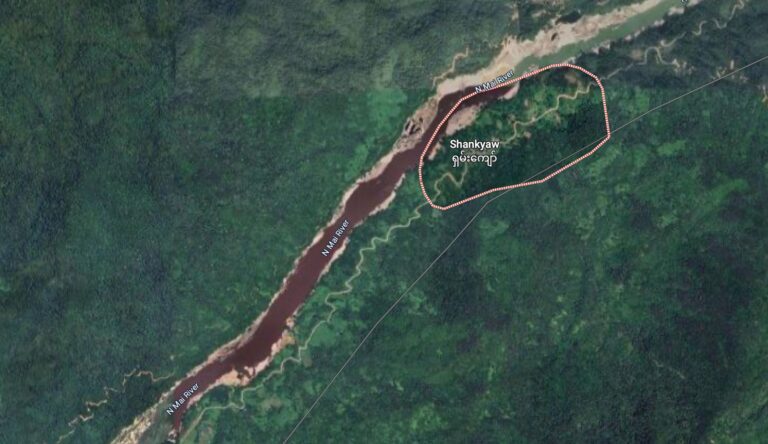 ကချင်ပြည်နယ်ရှိ မေခမြစ်၌ ရေ အရောင်ပြောင်းလဲမှုတွေ့ရှိ